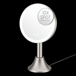 NEW Conair Halo LED-Lighted Handheld Rechargeable Mirror